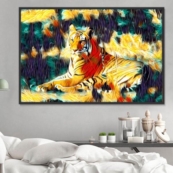 Tigre 5d Diy Kit Diamond Painting Pittura Di Diamante NO2634