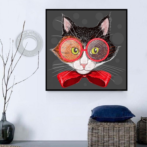 Gatto 5d Diy Kit Diamond Painting Pittura Di Diamante NO1640